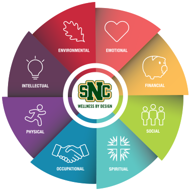 the eight dimensions of wellness diagram